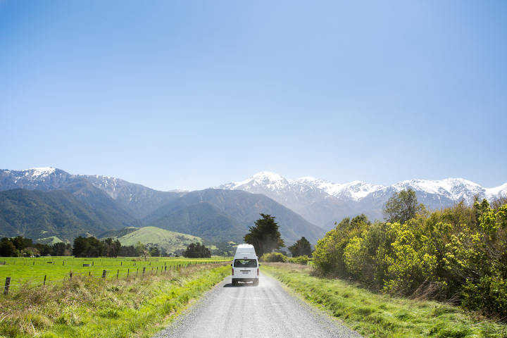 unsealed road- route non goudronnée - nouvelle-zelande