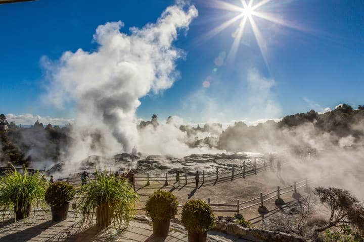 pohutu geyser- rotorua- nouvelle zelande-