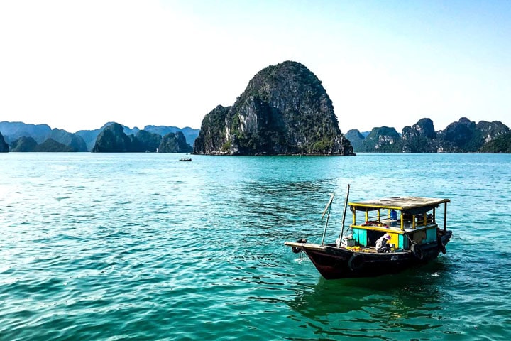 Baie d'Halong au Vietnam